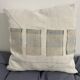 Cushion in old canvas Kilim style