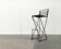 German bar stool Kreuzschwinger postmodern by Till Behrens for Meyer Stahlmöbel, 1980s