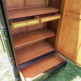 Dressmaker's cabinet with beveled triptych mirrors. (Mirror cabinet)