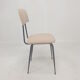 Set of 4 Italian Metal Dining Chairs, 1960's