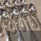 10 silver-plated coffee spoons, Christofle Vendome, 13.6 cm