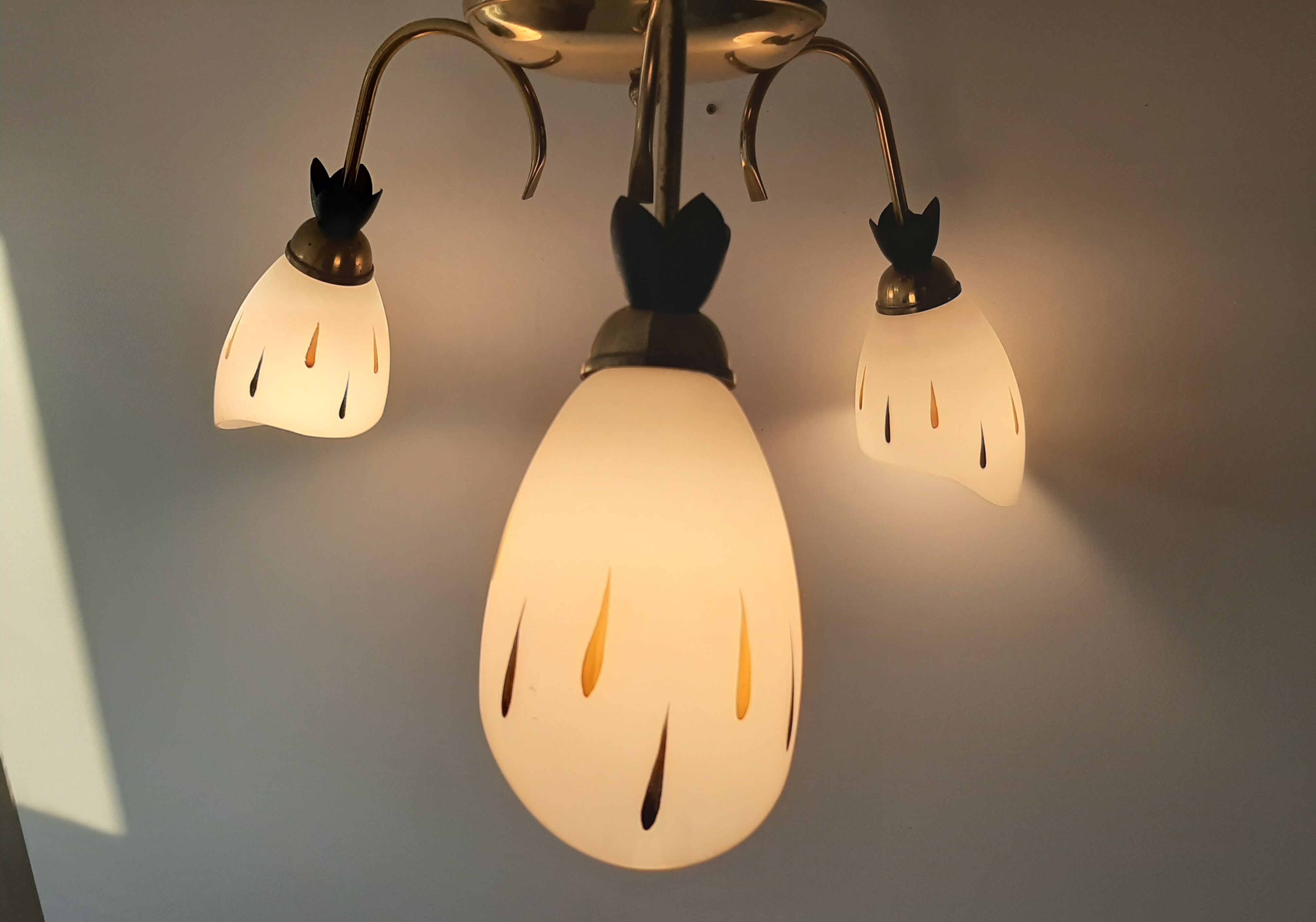 Lustre ou suspension vintage des années 50