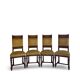 four Victorian dining chairs