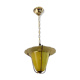Vintage italian opaline glass lamp, 1950s