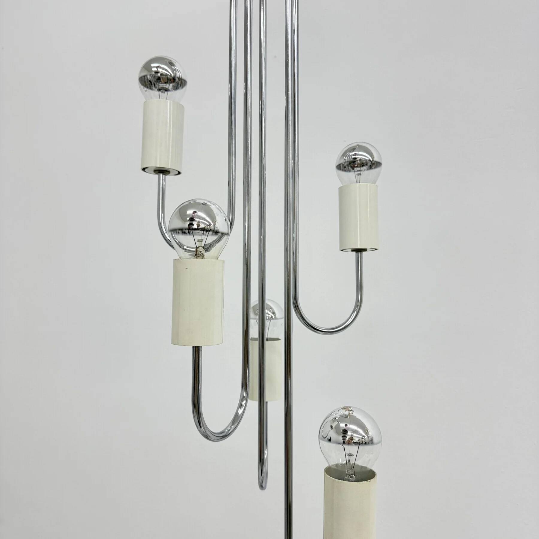 Suspension du milieu du siècle par Gaetano Sciolari, années 1970, Italie