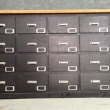 Loom cabinet with drawers top raw solid oak