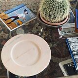 Pink marble centerpiece / tray, up&up italy, 1970s