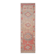 1970s Turkish Oushak Handmade Wool Cotton Orange Runner Rug 92x348