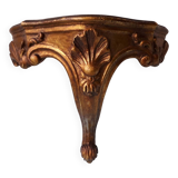 Golden wall shelf