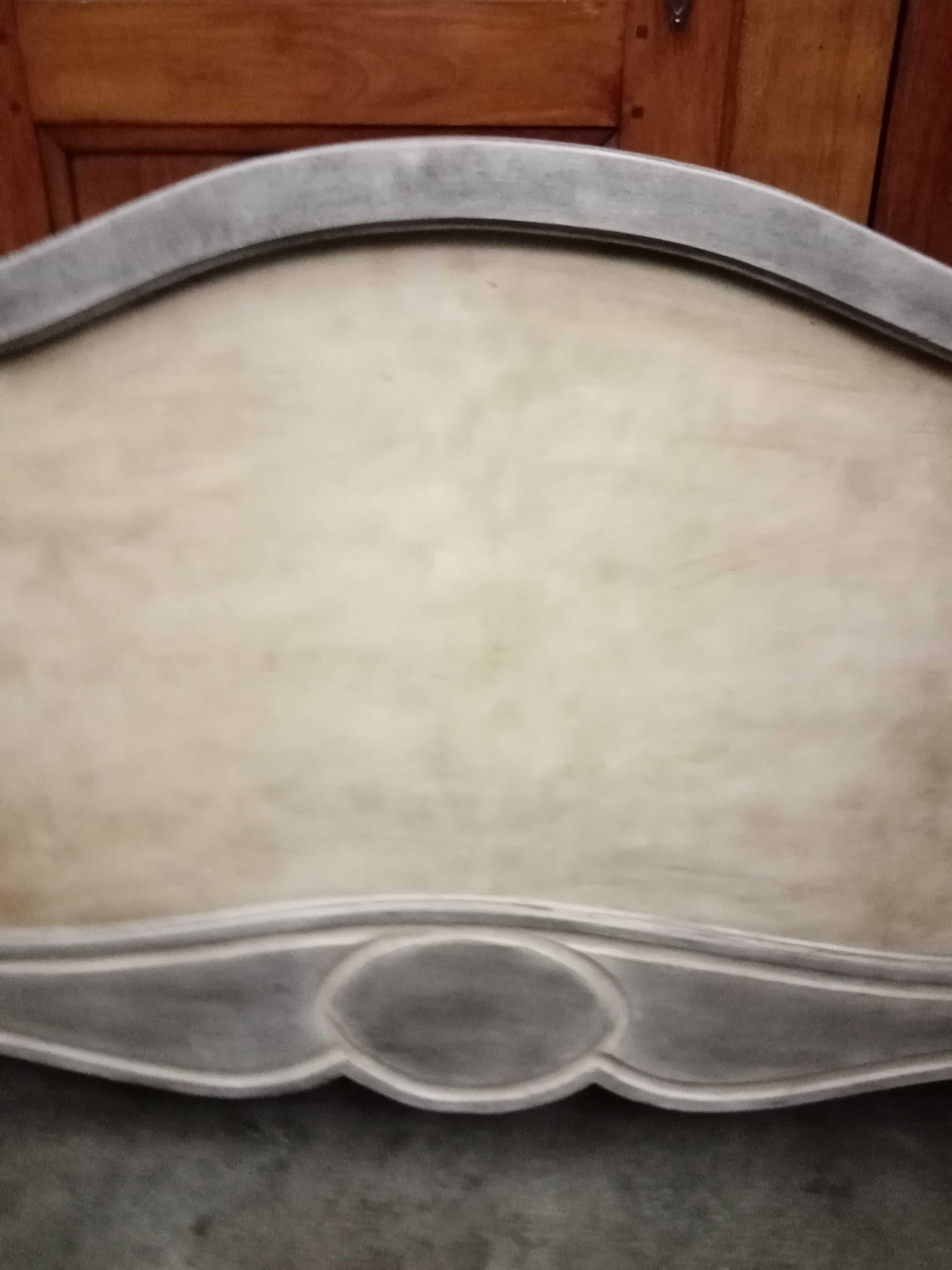 Old patina headboard