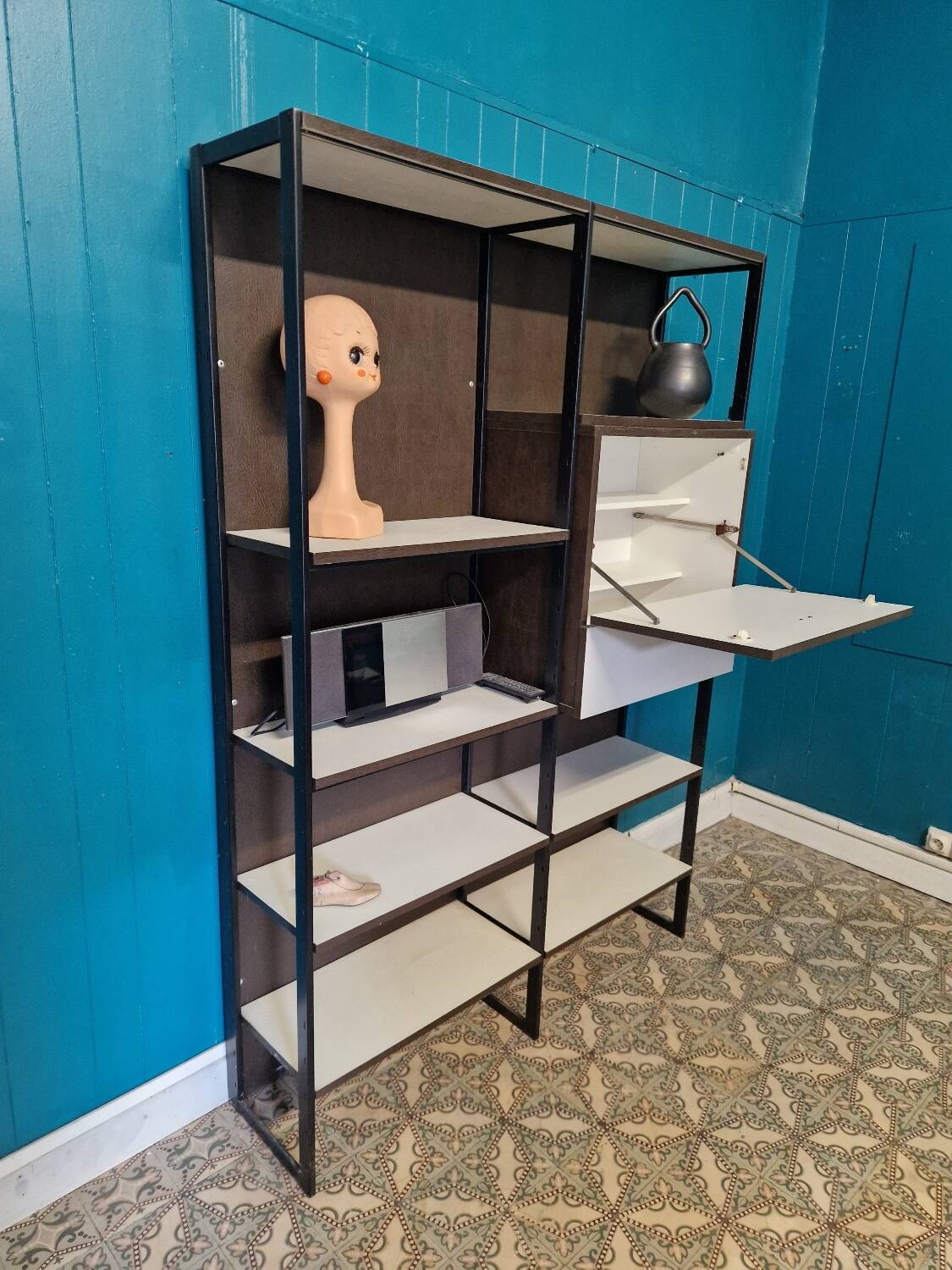 Pierre Guariche modular shelves for Meurop from the 60's