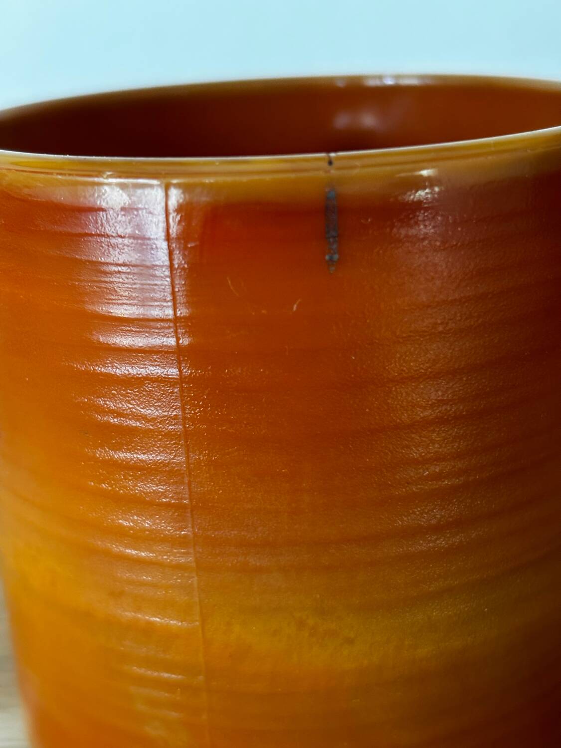 Vintage set of 2 Arcopal volcano mugs and bowls