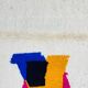 Tapis en laine pure artisanale taille 100 x 200 cm