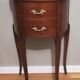 Bedside table or half-moon side furniture Louis XV style