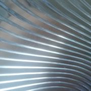Striated glass cut