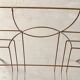 Art Deco style magazine rack in gilt metal - mid-20th century