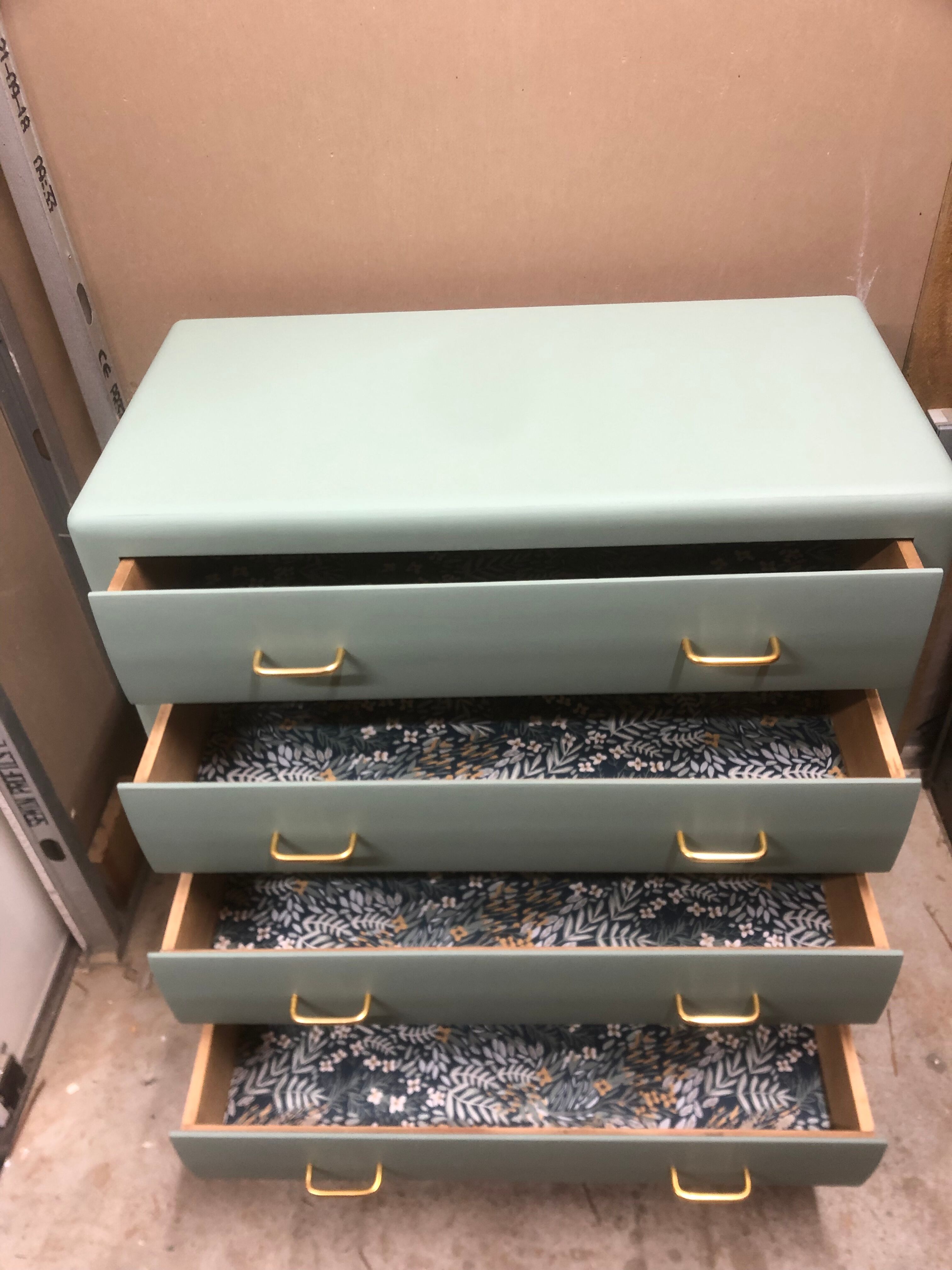 Restyled chest of drawers