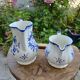 Milk and juice jugs Sarreguemines Lancaster