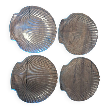 Scallop shell plates