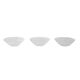 Set of glass bowls, Italian design, 1970s, production: Italy