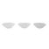 Set of glass bowls, Italian design, 1970s, production: Italy