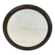 Vintage 1970 smoked Plexiglas round mirror