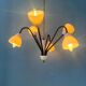 50s mid-century vintage lilac spider pendant lamp