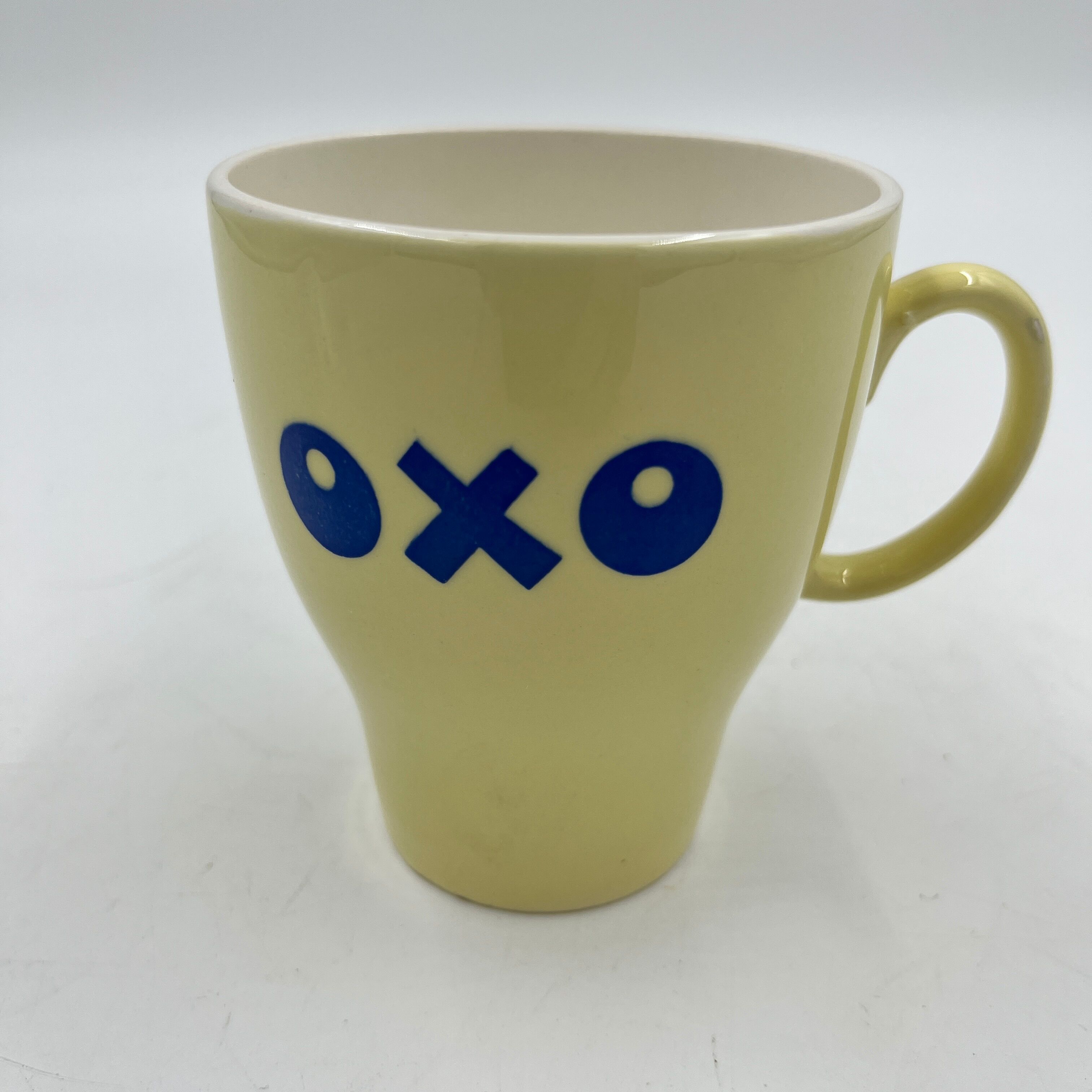 Pale yellow oxo mug
