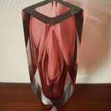 Antique Murano Sommerso vase, vintage Italian vase, 50s and 60s design