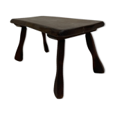 Tabouret brutaliste vintage table d’appoint minimaliste