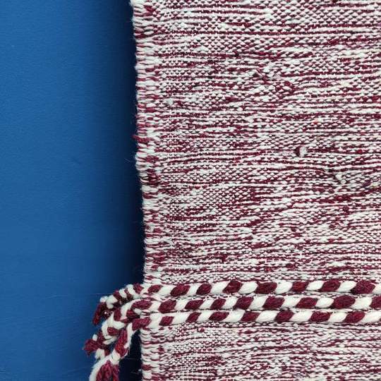 Zanafi style burgundy Berber rug 2x3 m