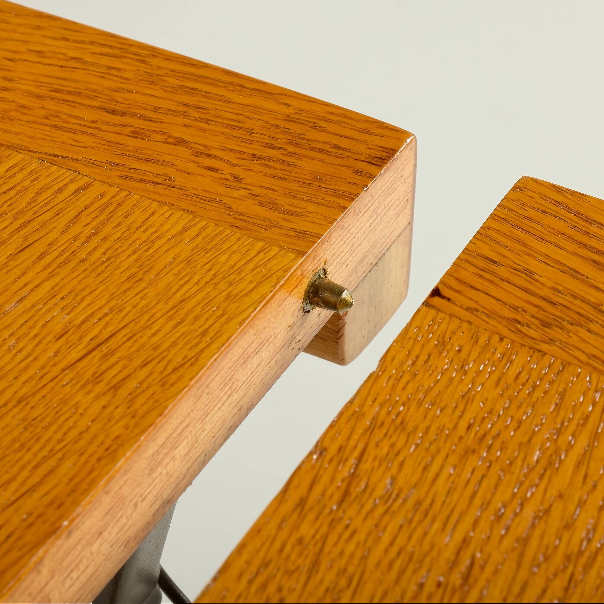 Danish extra large oak extension oval table attributed to Skovby, 1970s