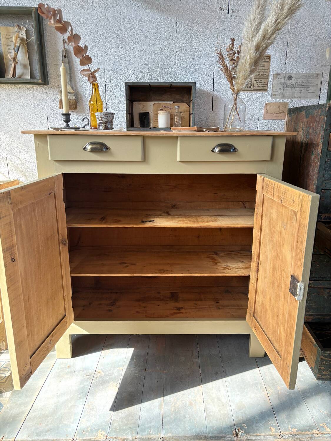 Beige Parisian sideboard