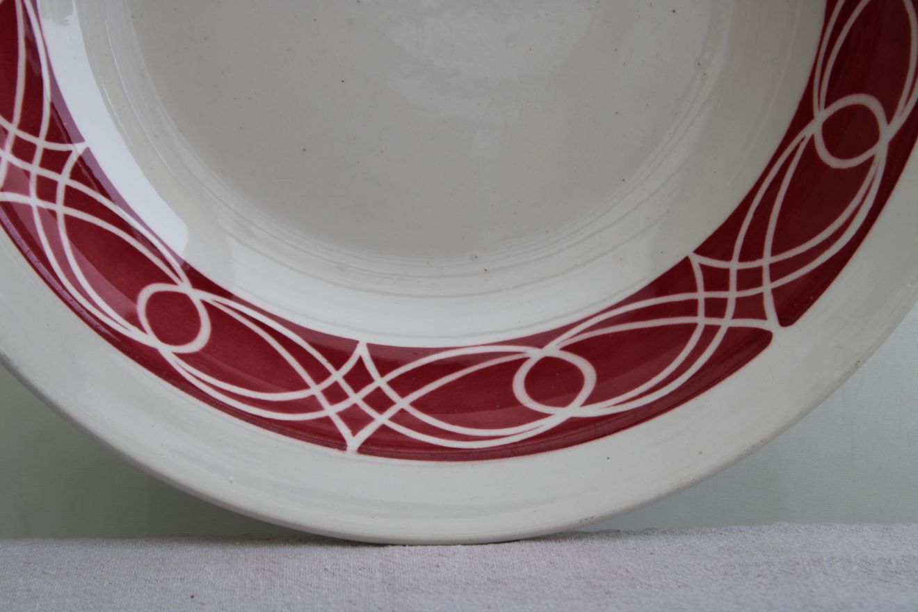 Old dish Sarreguemines