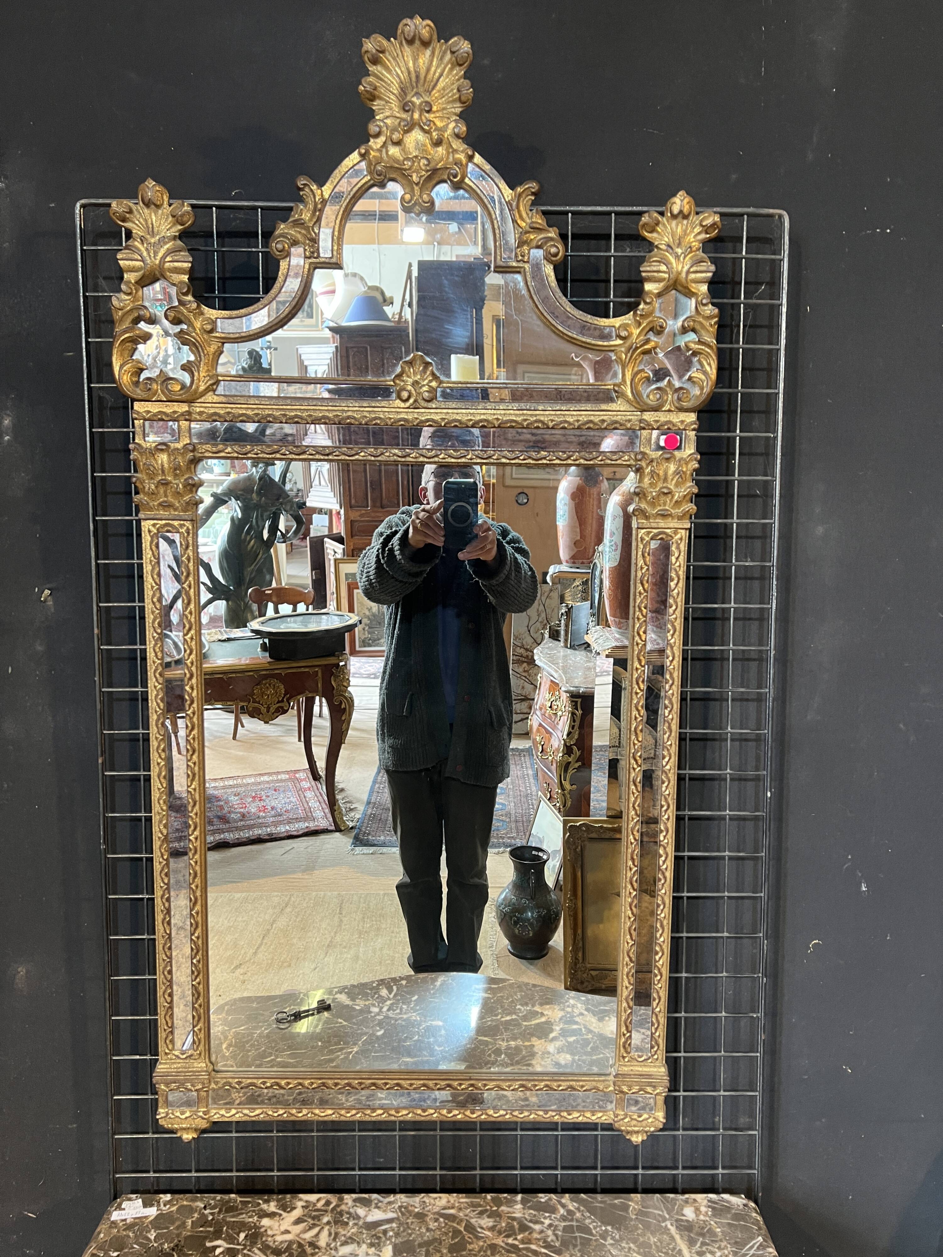 Louis XV Neo-Regency Style Mirror