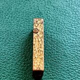 Dunhill Rollagas Hammered Gold Plated Lighter 1970s
