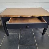 Oak coffee table with 1 drawer