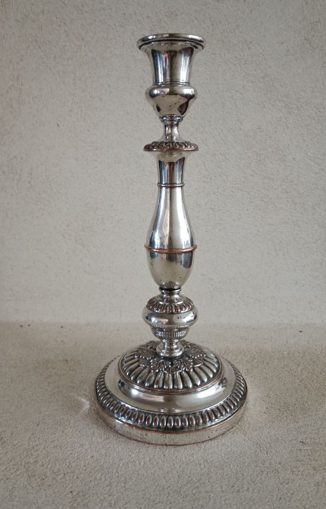 Parisian goldsmith candlestick Charles Balaine