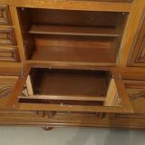 Armoire living chêne massif