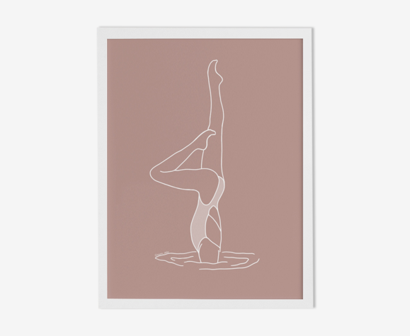 Illustration "Pousée en duo" par Noums Atelier