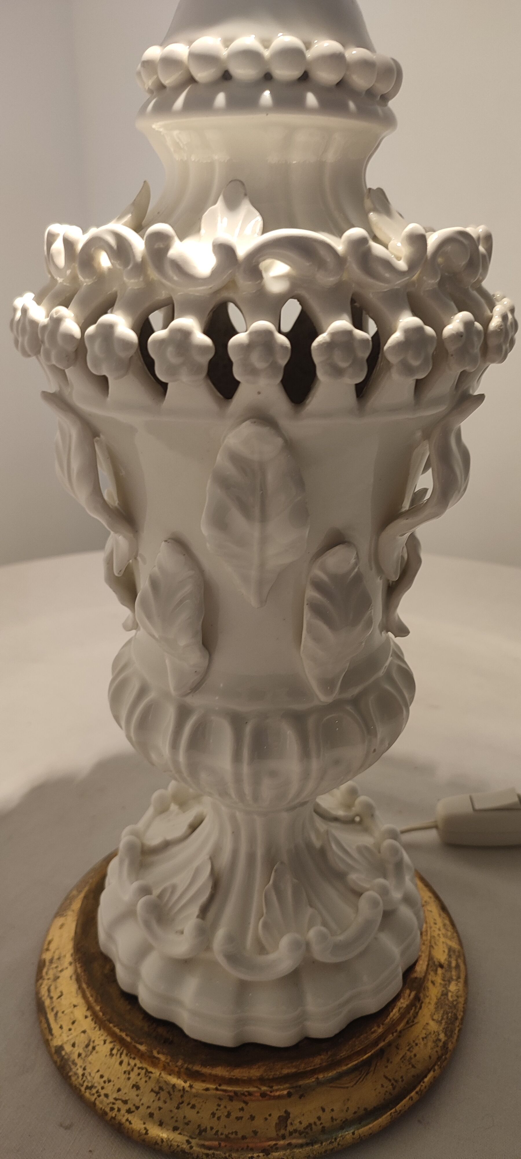 Lampe en céramique de Manises, Espagne, années 1960