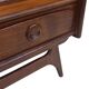 Vintage teak wall cabinet with flap door 1960s design wall unit