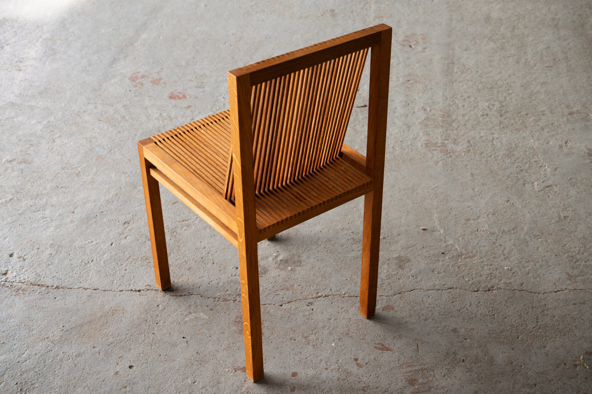 Chaise latérale 'Latjesstoel' par Ruud-Jan Kokke