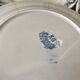 set of 6 flat plates in Iron Earth K&G Lunéville model "Angèle" late 19th century