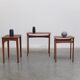 Nesting tables in teak & oak by Svend Åge Madsen, 1960s
