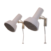 Pair of Swedish Fagerhult wall sconces 1970