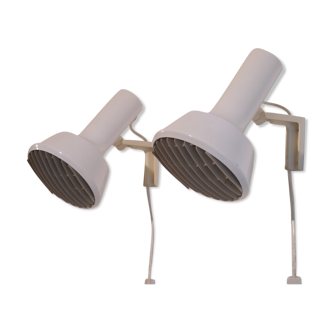 Pair of Swedish Fagerhult wall sconces 1970