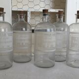 Lot of 5 vials of apothecary, Ammonium citrate