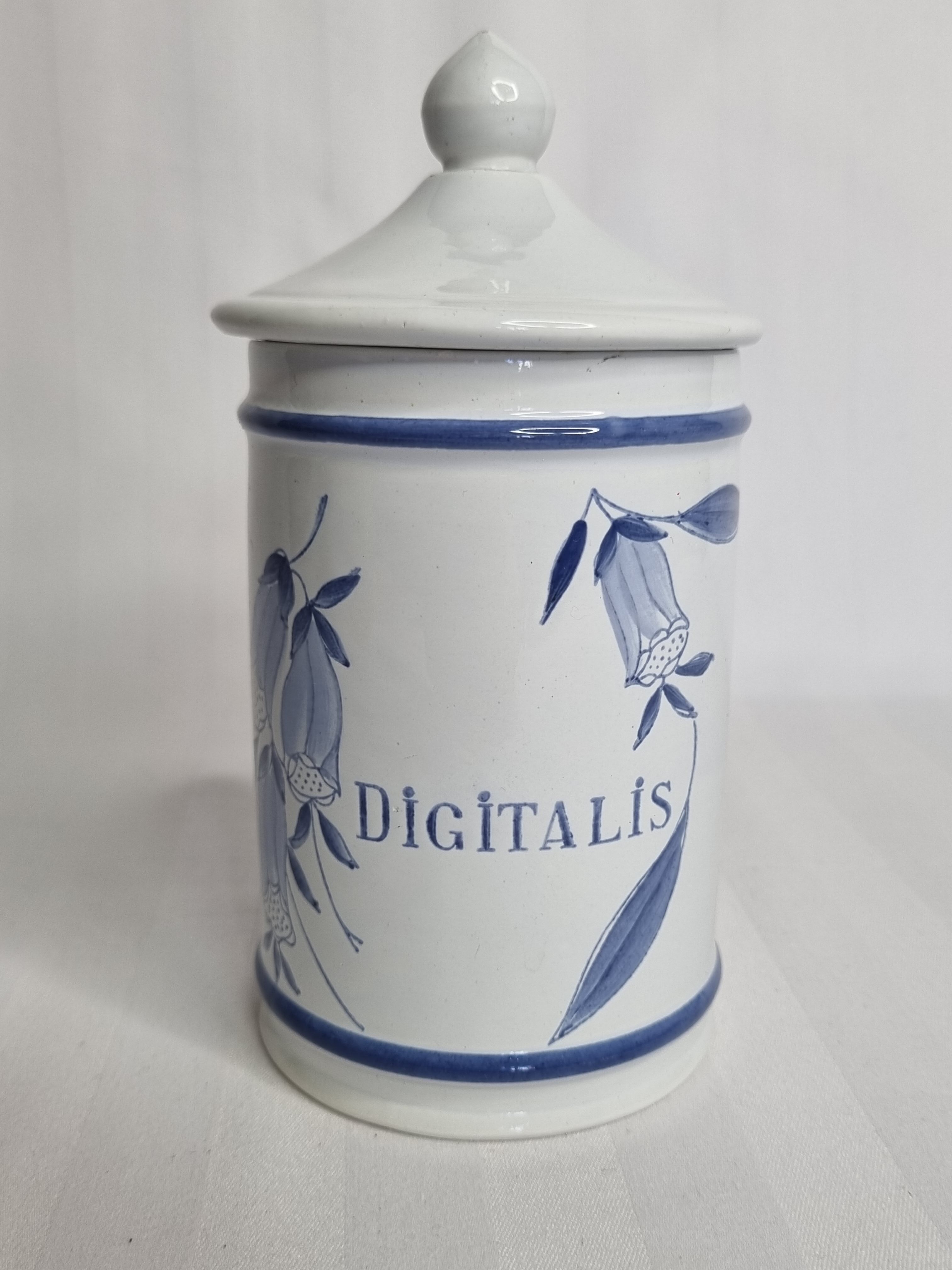 Pharmacy pot in earthenware from Longchamp Digitalis