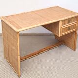 Bamboo and Rattan Desk by Dal Vera